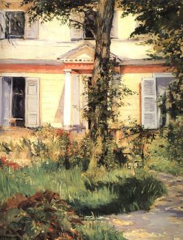 愛德華 馬奈 The house at Rueil